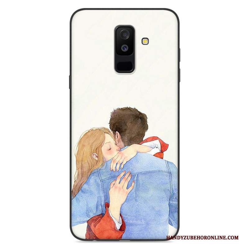 Custodia Samsung Galaxy A6+ Protezione Anti-caduta Blu, Cover Samsung Galaxy A6+ Di Personalitàtelefono