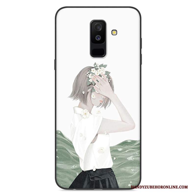 Custodia Samsung Galaxy A6+ Protezione Anti-caduta Blu, Cover Samsung Galaxy A6+ Di Personalitàtelefono