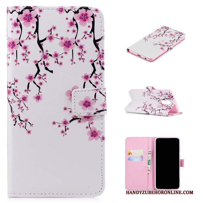 Custodia Samsung Galaxy A6+ Protezione Rosa Di Personalità, Cover Samsung Galaxy A6+ Cartone Animato Telefono