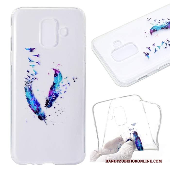 Custodia Samsung Galaxy A6 Protezione Tendenzatelefono, Cover Samsung Galaxy A6 Morbido Trasparente