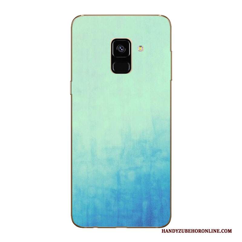 Custodia Samsung Galaxy A6 Silicone Anti-caduta Modello, Cover Samsung Galaxy A6 Blu Grande