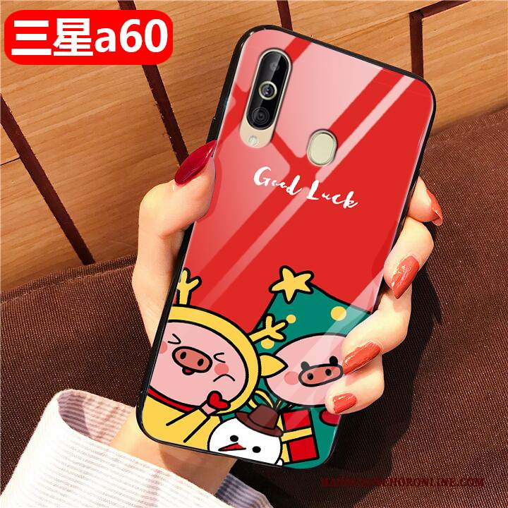 Custodia Samsung Galaxy A60 Creativo Tutto Inclusotelefono, Cover Samsung Galaxy A60 Cartone Animato Difficile Anti-caduta