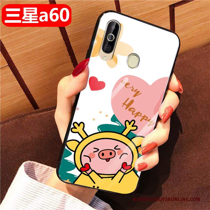 Custodia Samsung Galaxy A60 Creativo Tutto Inclusotelefono, Cover Samsung Galaxy A60 Cartone Animato Difficile Anti-caduta