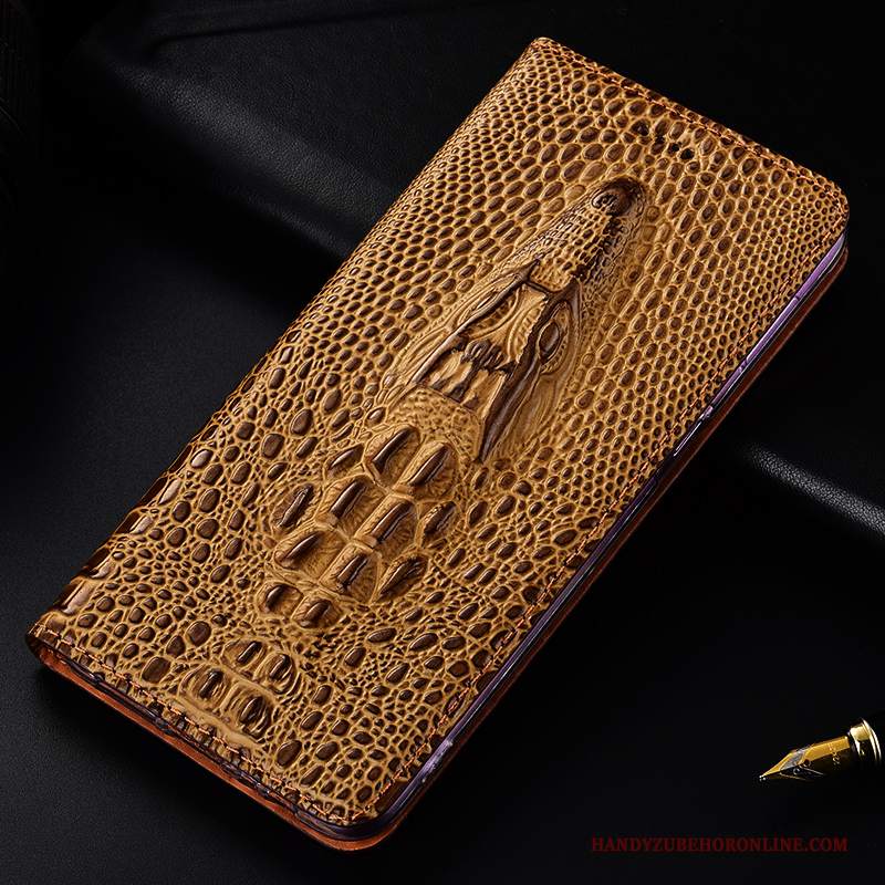 Custodia Samsung Galaxy A60 Pelle Telefono Anti-caduta, Cover Samsung Galaxy A60 Folio Tutto Incluso Modello Coccodrillo