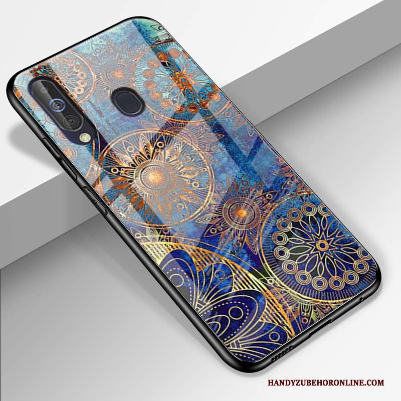 Custodia Samsung Galaxy A60 Protezione Anti-caduta Stellato, Cover Samsung Galaxy A60 Telefono Vetro