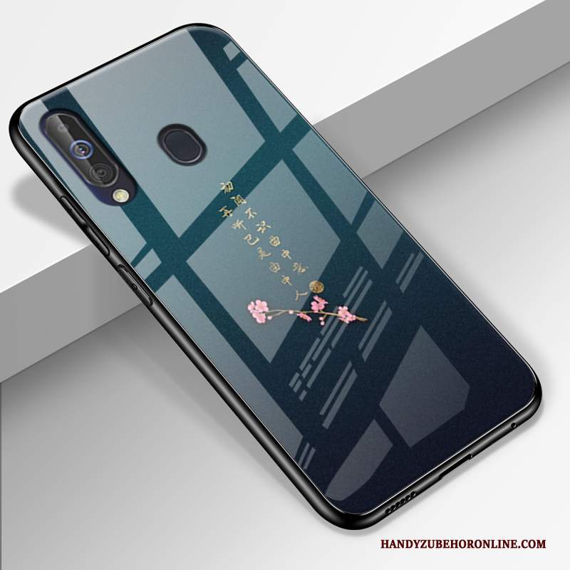 Custodia Samsung Galaxy A60 Protezione Anti-caduta Stellato, Cover Samsung Galaxy A60 Telefono Vetro