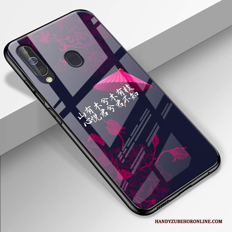 Custodia Samsung Galaxy A60 Protezione Anti-caduta Stellato, Cover Samsung Galaxy A60 Telefono Vetro