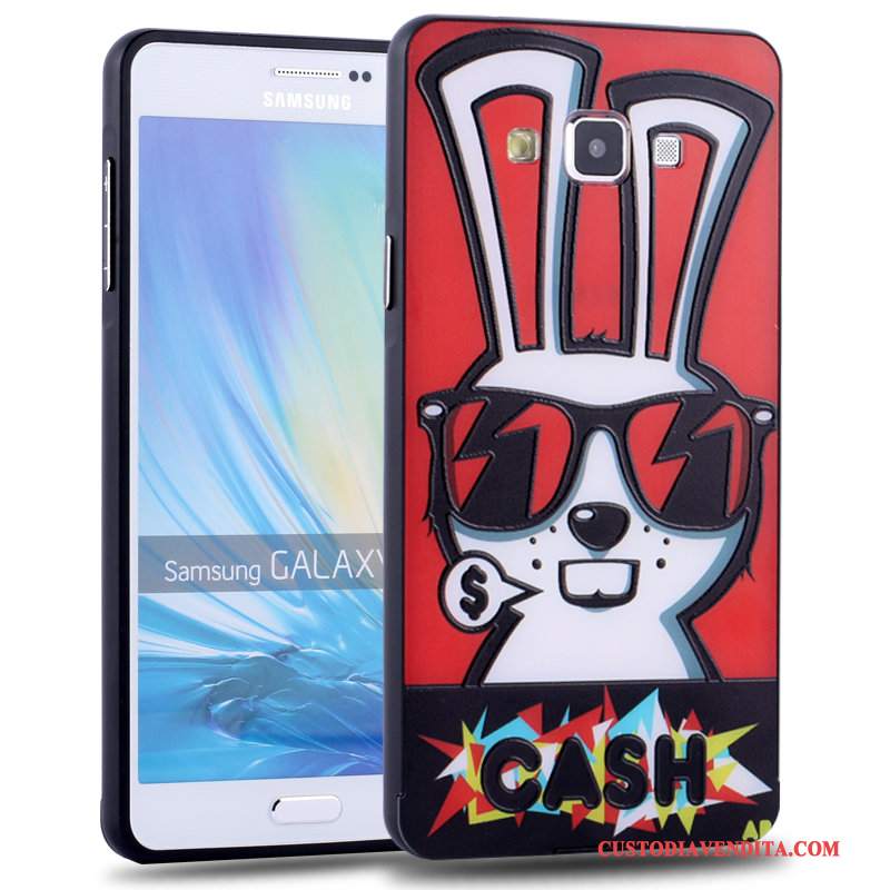 Custodia Samsung Galaxy A7 2015 Colore Metallo Tendenza, Cover Samsung Galaxy A7 2015 Cartone Animato Difficiletelefono