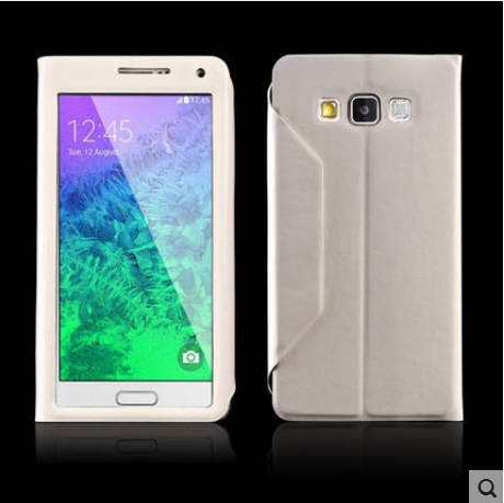 Custodia Samsung Galaxy A7 2015 Protezione Tendenzatelefono, Cover Samsung Galaxy A7 2015 Pelle Nero Anti-caduta