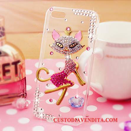 Custodia Samsung Galaxy A7 2015 Silicone Tendenza Rosa, Cover Samsung Galaxy A7 2015 Protezione Con Strass Coperchio Posteriore