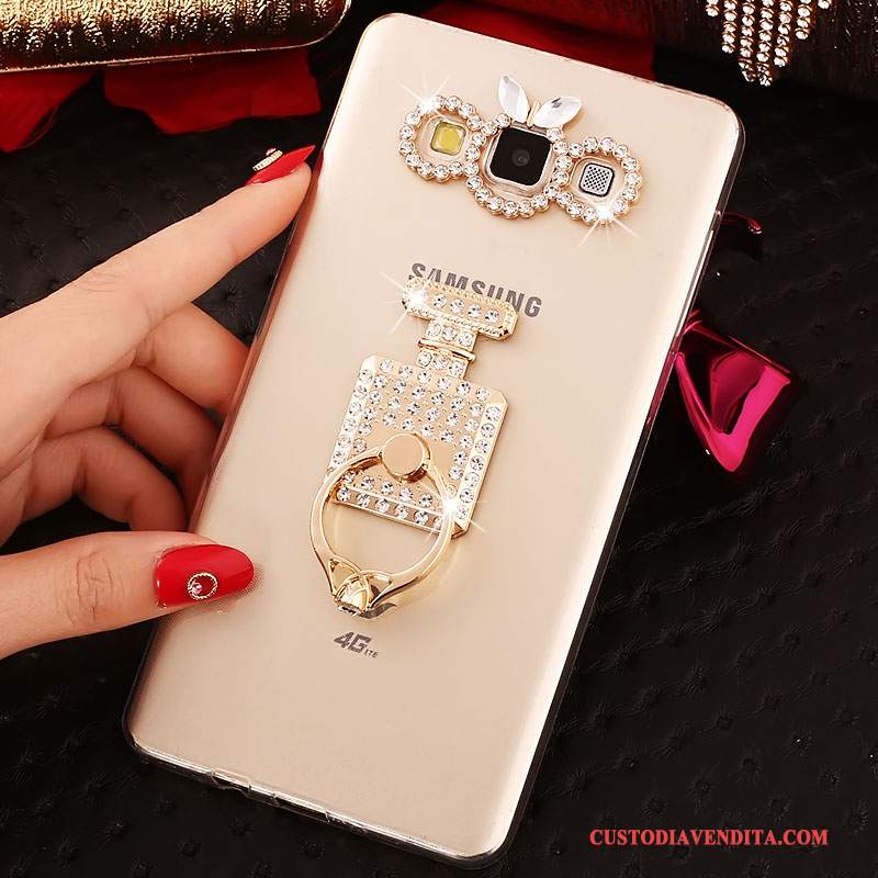 Custodia Samsung Galaxy A7 2015 Strass Morbido Anti-caduta, Cover Samsung Galaxy A7 2015 Protezione Tutto Inclusotelefono