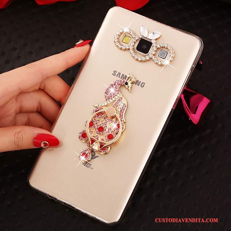 Custodia Samsung Galaxy A7 2015 Strass Morbido Anti-caduta, Cover Samsung Galaxy A7 2015 Protezione Tutto Inclusotelefono