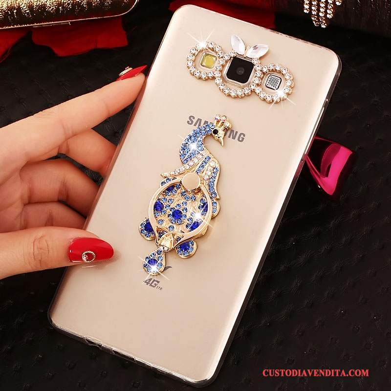 Custodia Samsung Galaxy A7 2015 Strass Morbido Anti-caduta, Cover Samsung Galaxy A7 2015 Protezione Tutto Inclusotelefono