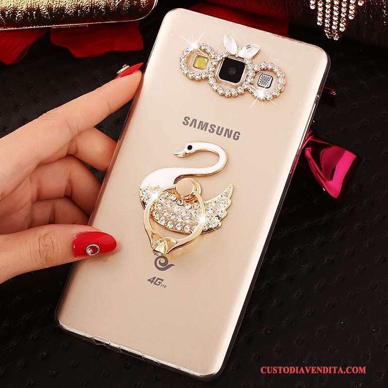 Custodia Samsung Galaxy A7 2015 Strass Morbido Anti-caduta, Cover Samsung Galaxy A7 2015 Protezione Tutto Inclusotelefono