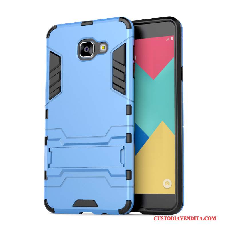 Custodia Samsung Galaxy A7 2016 Creativo Morbidotelefono, Cover Samsung Galaxy A7 2016 Silicone Macchiati Oro