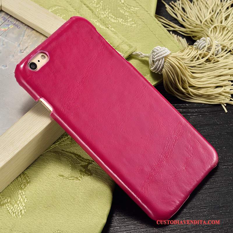 Custodia Samsung Galaxy A7 2016 Pelle Semplici Vino Rosso, Cover Samsung Galaxy A7 2016 Protezione Telefono Anti-caduta