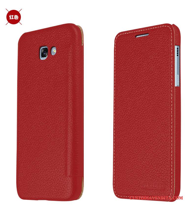 Custodia Samsung Galaxy A7 2016 Protezione Arancionetelefono, Cover Samsung Galaxy A7 2016 Folio