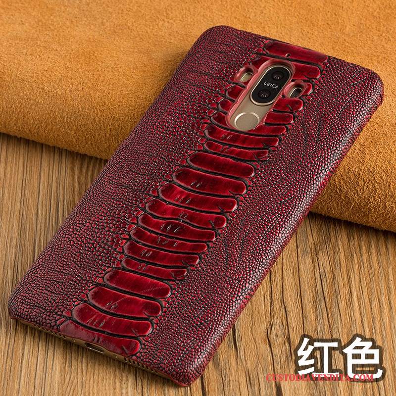 Custodia Samsung Galaxy A7 2017 Pelle Telefono Rosso, Cover Samsung Galaxy A7 2017 Protezione Anti-caduta Personalizza