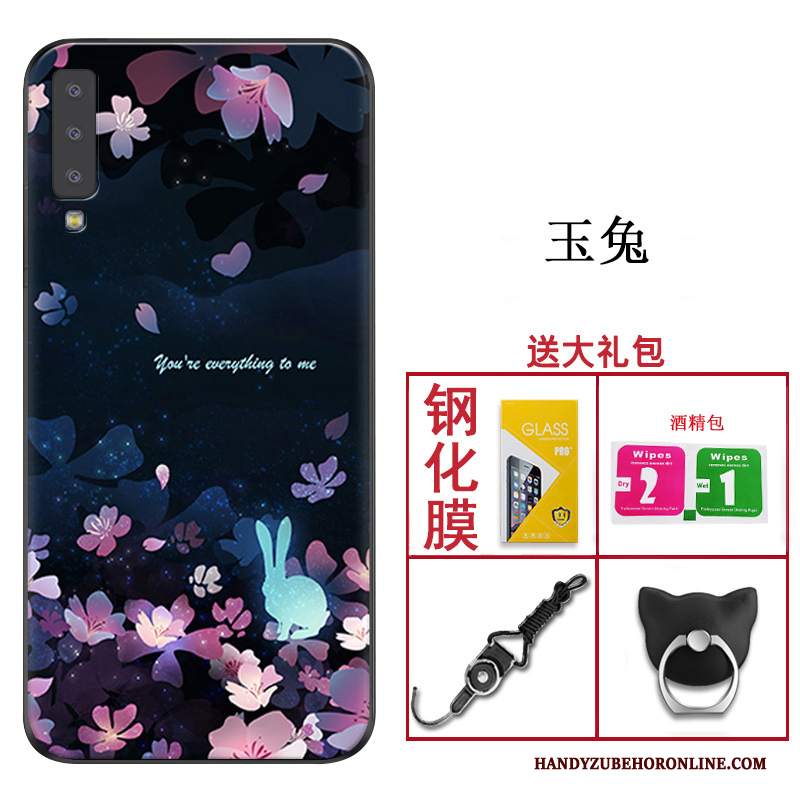 Custodia Samsung Galaxy A7 2018 Silicone Tendenza Anti-caduta, Cover Samsung Galaxy A7 2018 Protezione Telefono Morbido