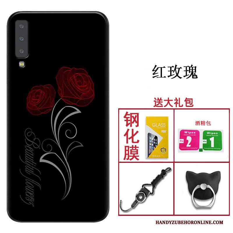 Custodia Samsung Galaxy A7 2018 Silicone Tendenza Anti-caduta, Cover Samsung Galaxy A7 2018 Protezione Telefono Morbido