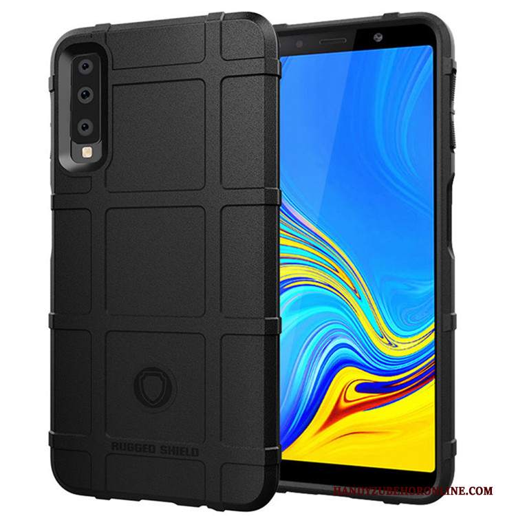 Custodia Samsung Galaxy A7 2018 Silicone Tutto Incluso Anti-caduta, Cover Samsung Galaxy A7 2018 Protezione Blutelefono