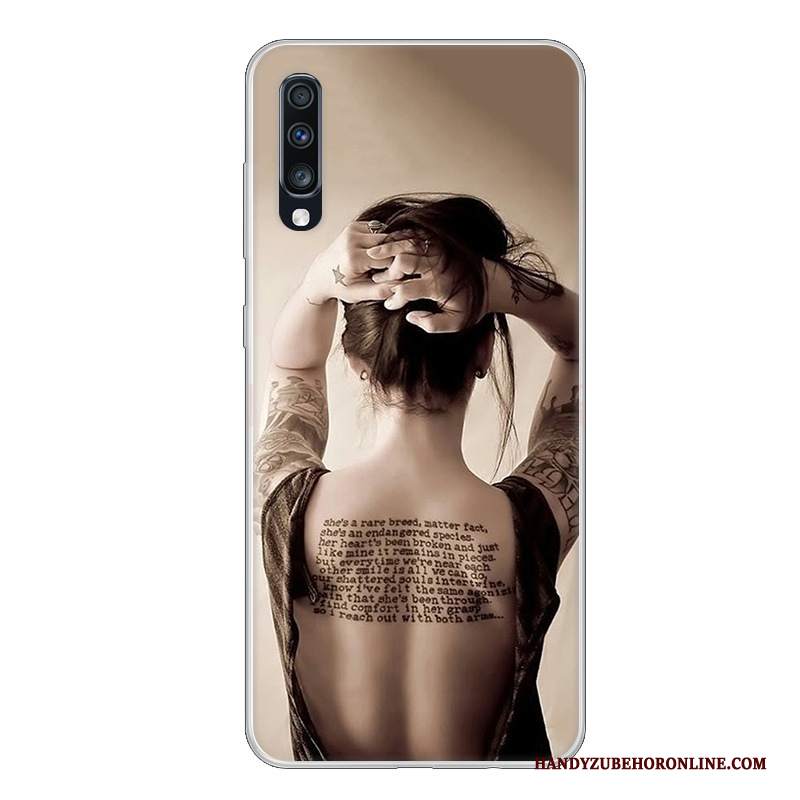 Custodia Samsung Galaxy A70 Cartone Animato Biancotelefono, Cover Samsung Galaxy A70 Silicone Nero Anti-caduta