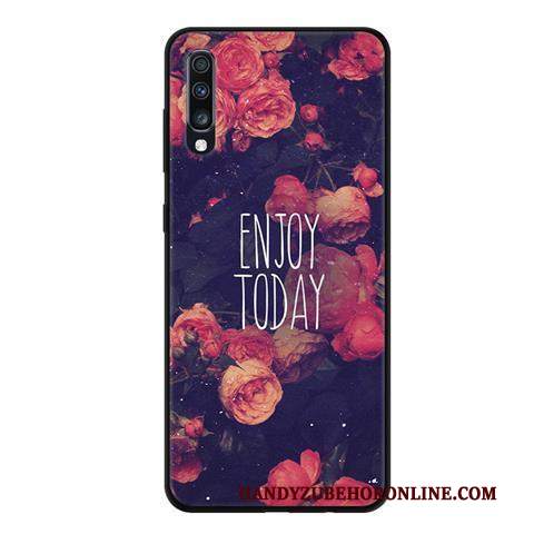 Custodia Samsung Galaxy A70 Cartone Animato Morbido Anti-caduta, Cover Samsung Galaxy A70 Protezione Di Personalità Macchiati