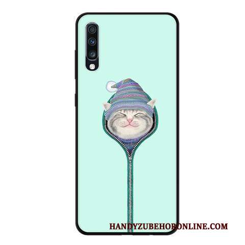 Custodia Samsung Galaxy A70 Cartone Animato Morbido Anti-caduta, Cover Samsung Galaxy A70 Protezione Di Personalità Macchiati