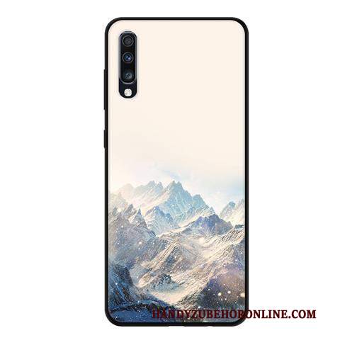 Custodia Samsung Galaxy A70 Cartone Animato Morbido Anti-caduta, Cover Samsung Galaxy A70 Protezione Di Personalità Macchiati