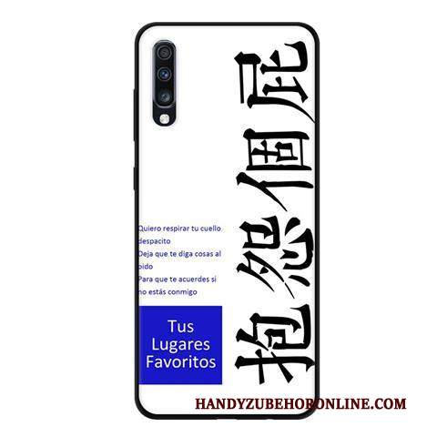 Custodia Samsung Galaxy A70 Cartone Animato Morbido Anti-caduta, Cover Samsung Galaxy A70 Protezione Di Personalità Macchiati