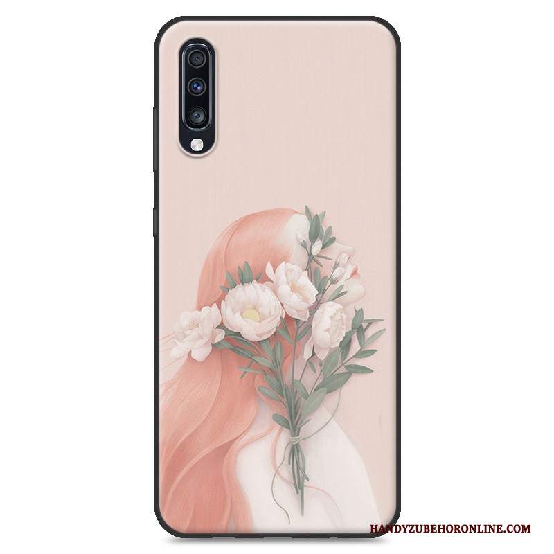 Custodia Samsung Galaxy A70 Colore Telefono Nuovo, Cover Samsung Galaxy A70 Silicone Blu Anti-caduta