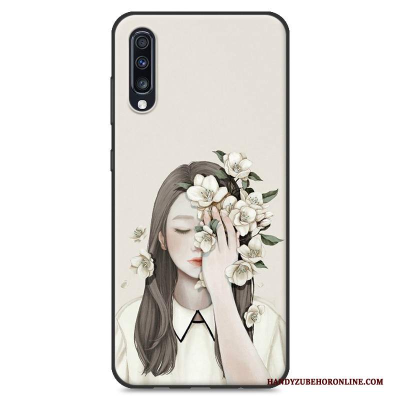 Custodia Samsung Galaxy A70 Colore Telefono Nuovo, Cover Samsung Galaxy A70 Silicone Blu Anti-caduta