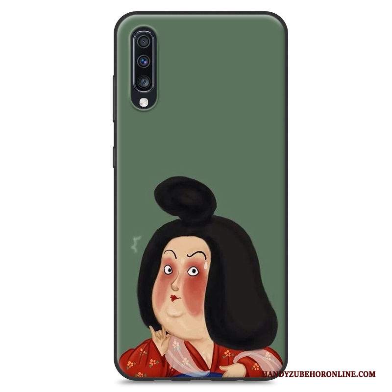 Custodia Samsung Galaxy A70 Creativo Di Personalità Giallo, Cover Samsung Galaxy A70 Morbido Tendenza