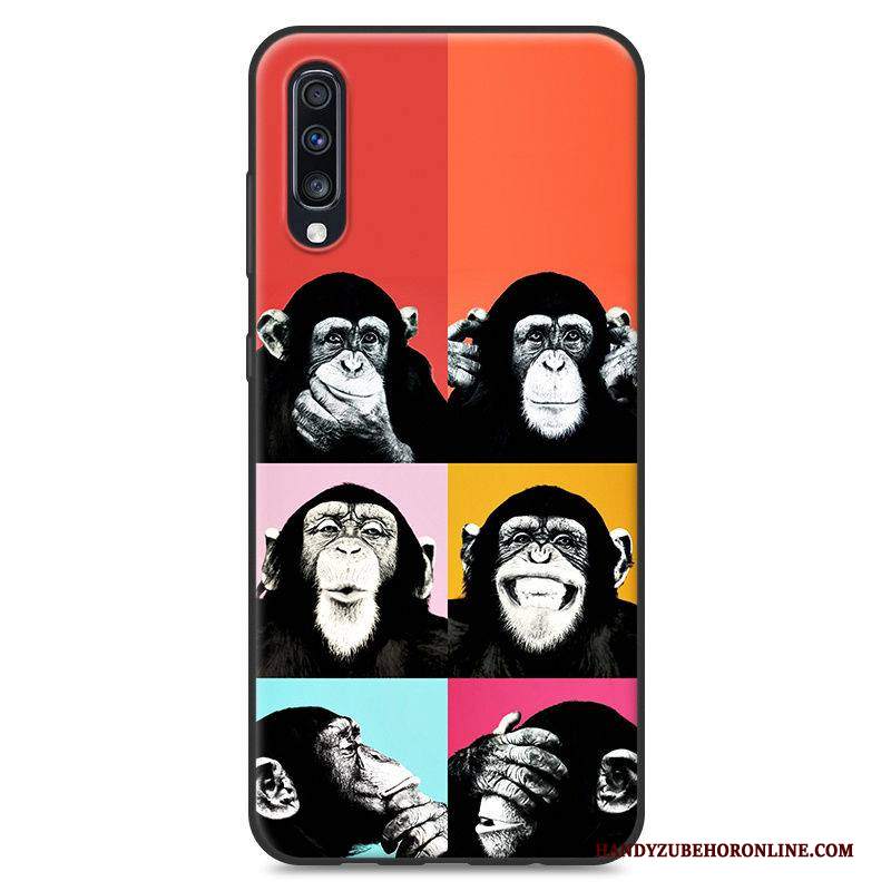 Custodia Samsung Galaxy A70 Creativo Di Personalità Giallo, Cover Samsung Galaxy A70 Morbido Tendenza