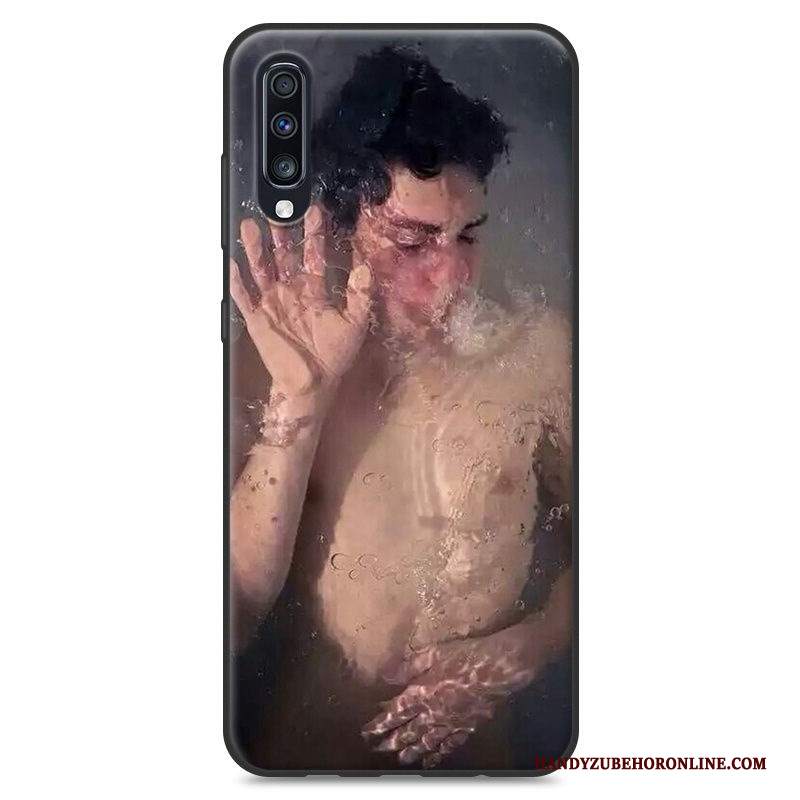 Custodia Samsung Galaxy A70 Creativo Di Personalità Giallo, Cover Samsung Galaxy A70 Morbido Tendenza