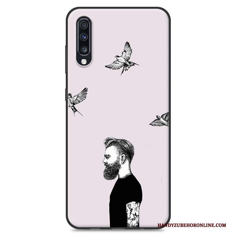 Custodia Samsung Galaxy A70 Creativo Di Personalità Giallo, Cover Samsung Galaxy A70 Morbido Tendenza