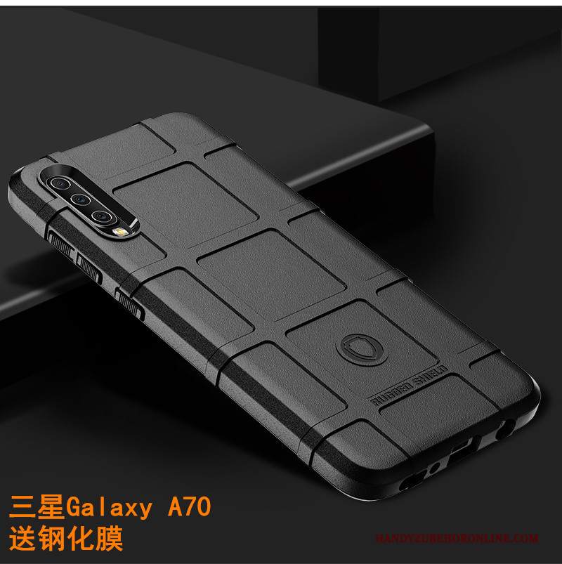 Custodia Samsung Galaxy A70 Creativo Marchio Di Tendenza Spessore, Cover Samsung Galaxy A70 Protezione Telefono Lusso