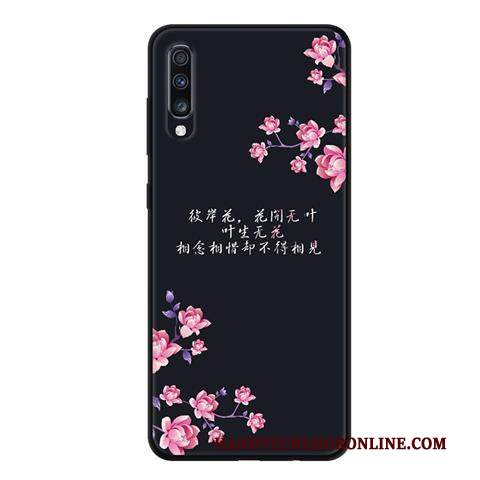 Custodia Samsung Galaxy A70 Creativo Morbido Fresco, Cover Samsung Galaxy A70 Protezione Macchiati Rosa