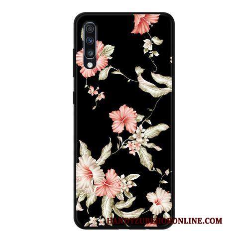 Custodia Samsung Galaxy A70 Creativo Morbido Fresco, Cover Samsung Galaxy A70 Protezione Macchiati Rosa