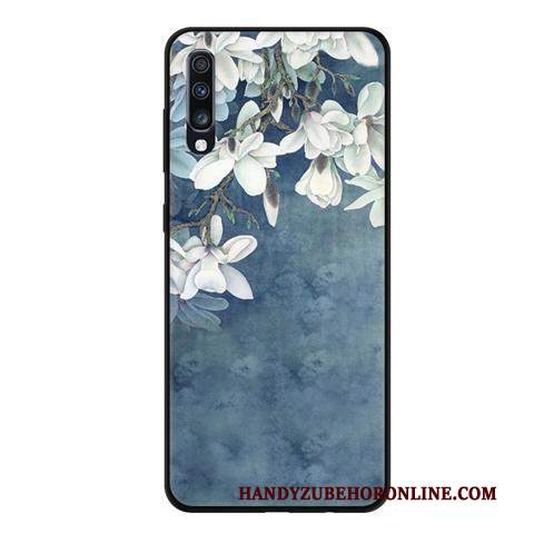 Custodia Samsung Galaxy A70 Creativo Morbido Fresco, Cover Samsung Galaxy A70 Protezione Macchiati Rosa