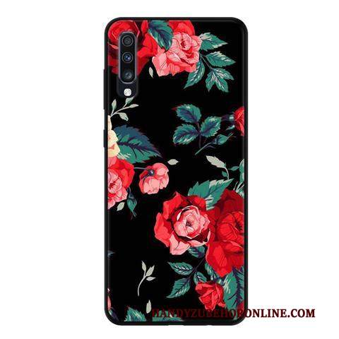 Custodia Samsung Galaxy A70 Creativo Morbido Fresco, Cover Samsung Galaxy A70 Protezione Macchiati Rosa