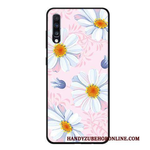 Custodia Samsung Galaxy A70 Creativo Morbido Fresco, Cover Samsung Galaxy A70 Protezione Macchiati Rosa