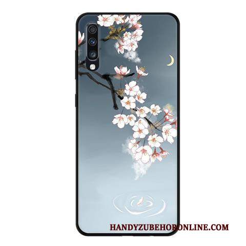 Custodia Samsung Galaxy A70 Creativo Morbido Fresco, Cover Samsung Galaxy A70 Protezione Macchiati Rosa