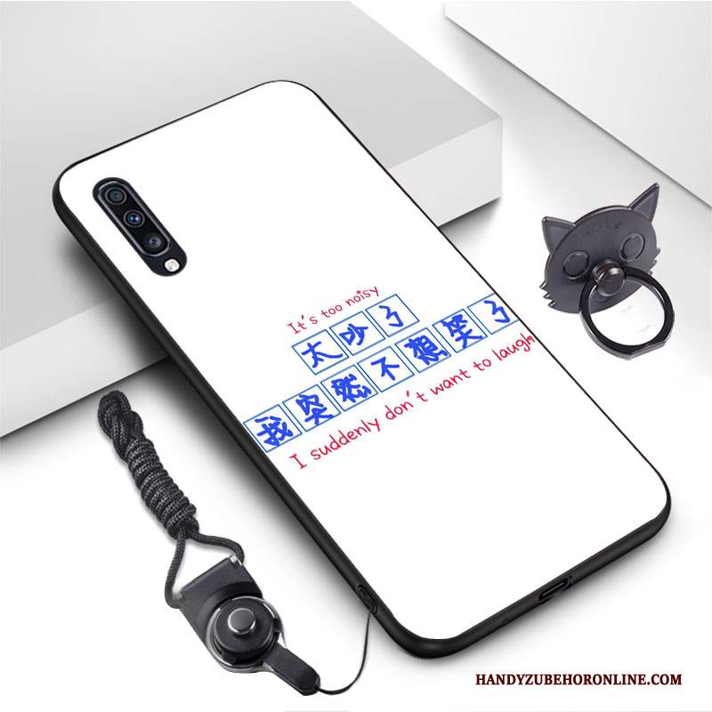 Custodia Samsung Galaxy A70 Creativo Vento Chiaro, Cover Samsung Galaxy A70 Protezione Giallotelefono