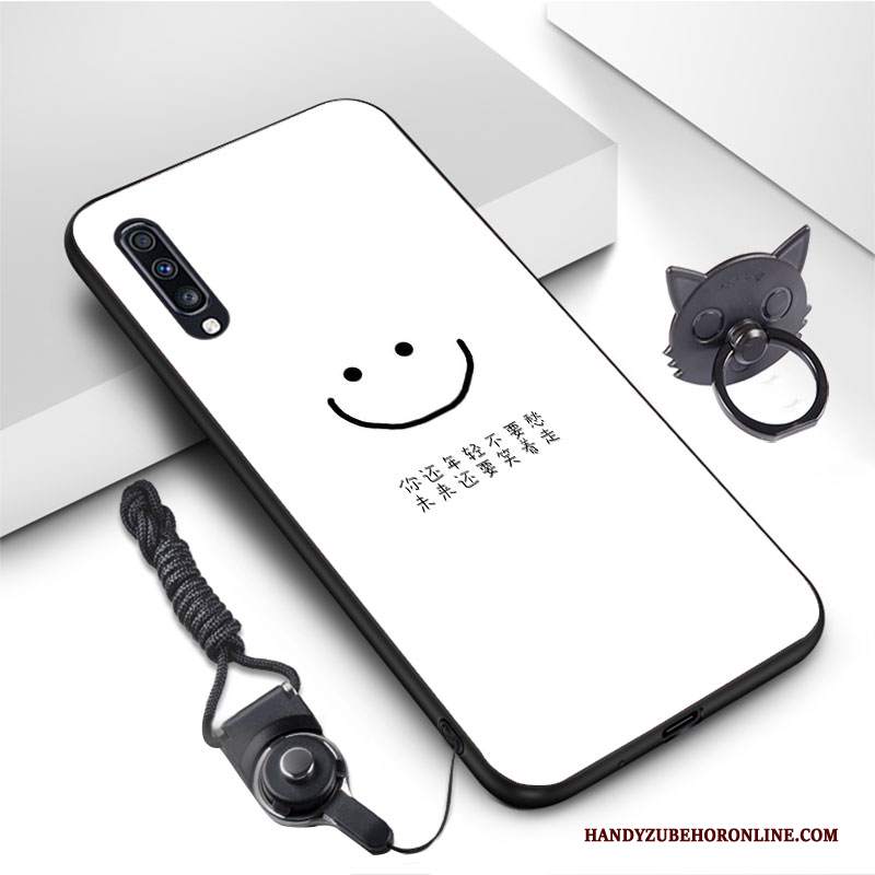 Custodia Samsung Galaxy A70 Creativo Vento Chiaro, Cover Samsung Galaxy A70 Protezione Giallotelefono