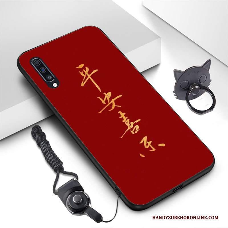 Custodia Samsung Galaxy A70 Creativo Vento Chiaro, Cover Samsung Galaxy A70 Protezione Giallotelefono