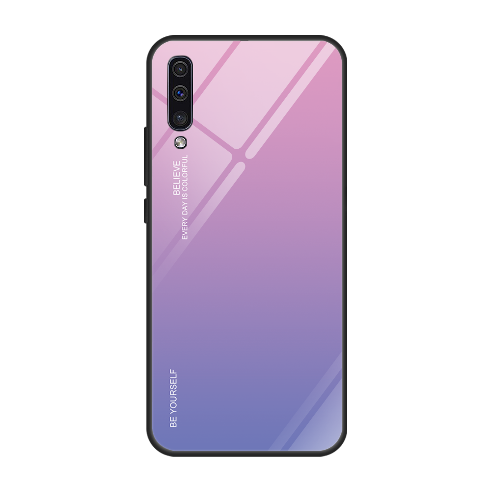 Custodia Samsung Galaxy A70 Protezione Anti-caduta Vetro, Cover Samsung Galaxy A70 Tutto Incluso Verde