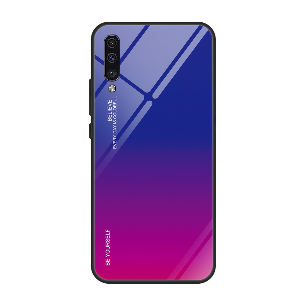 Custodia Samsung Galaxy A70 Protezione Anti-caduta Vetro, Cover Samsung Galaxy A70 Tutto Incluso Verde