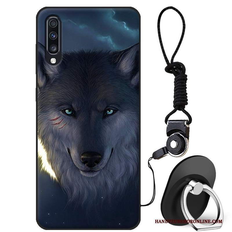 Custodia Samsung Galaxy A70 Silicone Marchio Di Tendenza Di Personalità, Cover Samsung Galaxy A70 Creativo Tutto Incluso Anti-caduta