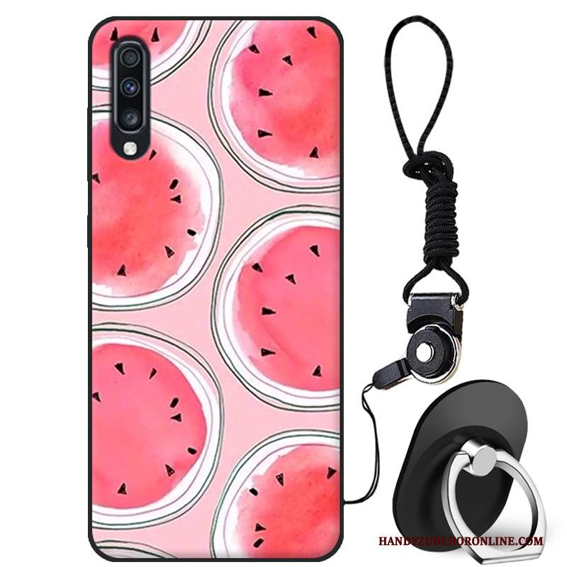 Custodia Samsung Galaxy A70 Silicone Marchio Di Tendenza Di Personalità, Cover Samsung Galaxy A70 Creativo Tutto Incluso Anti-caduta